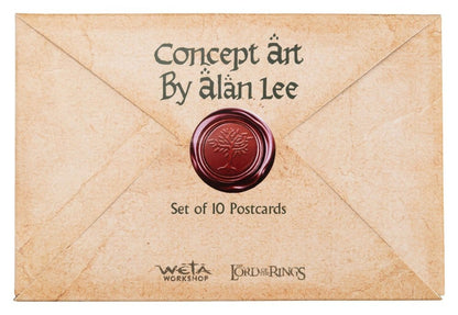 Herr der Ringe Postkarten Set Concept Art by Alan Lee: The Lord of the Rings 15 x 12 cm