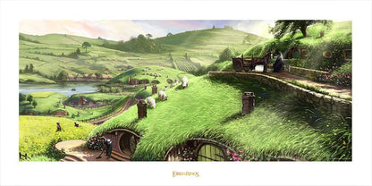 Herr der Ringe Kunstdruck Disturber of the Peace 59 x 30 cm