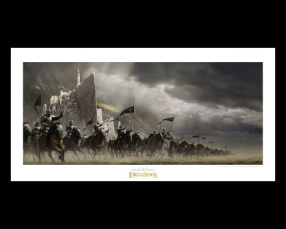 Herr der Ringe Kunstdruck Faramir's Charge 59 x 30 cm