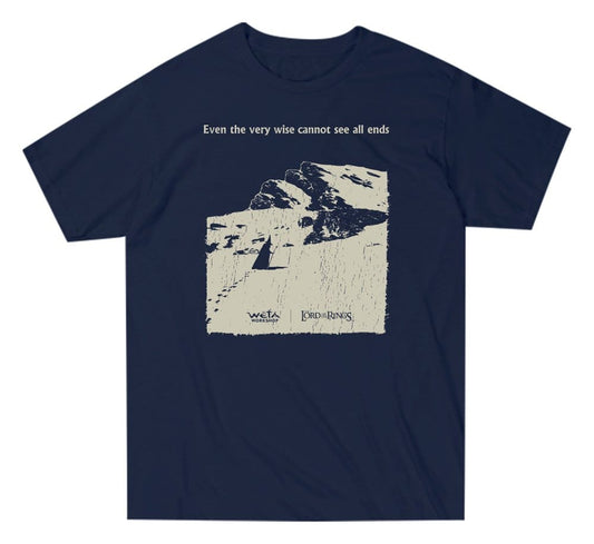 Herr der Ringe T-Shirt Wise Cannot See / Navy 3XL