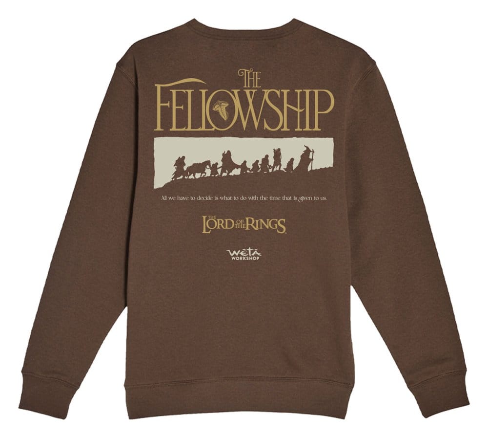 Herr der Ringe Sweatshirt The Fellowship / Chestnut M