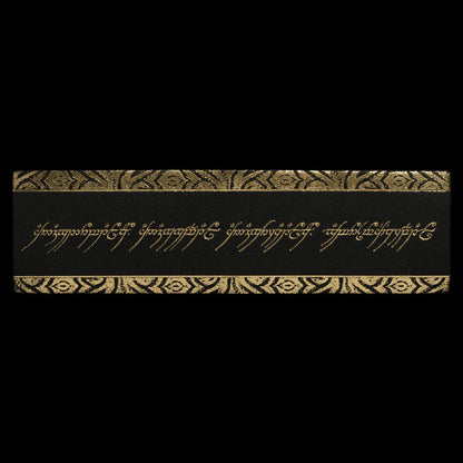 Herr der Ringe Leder Lesezeichen The One Ring Inscription