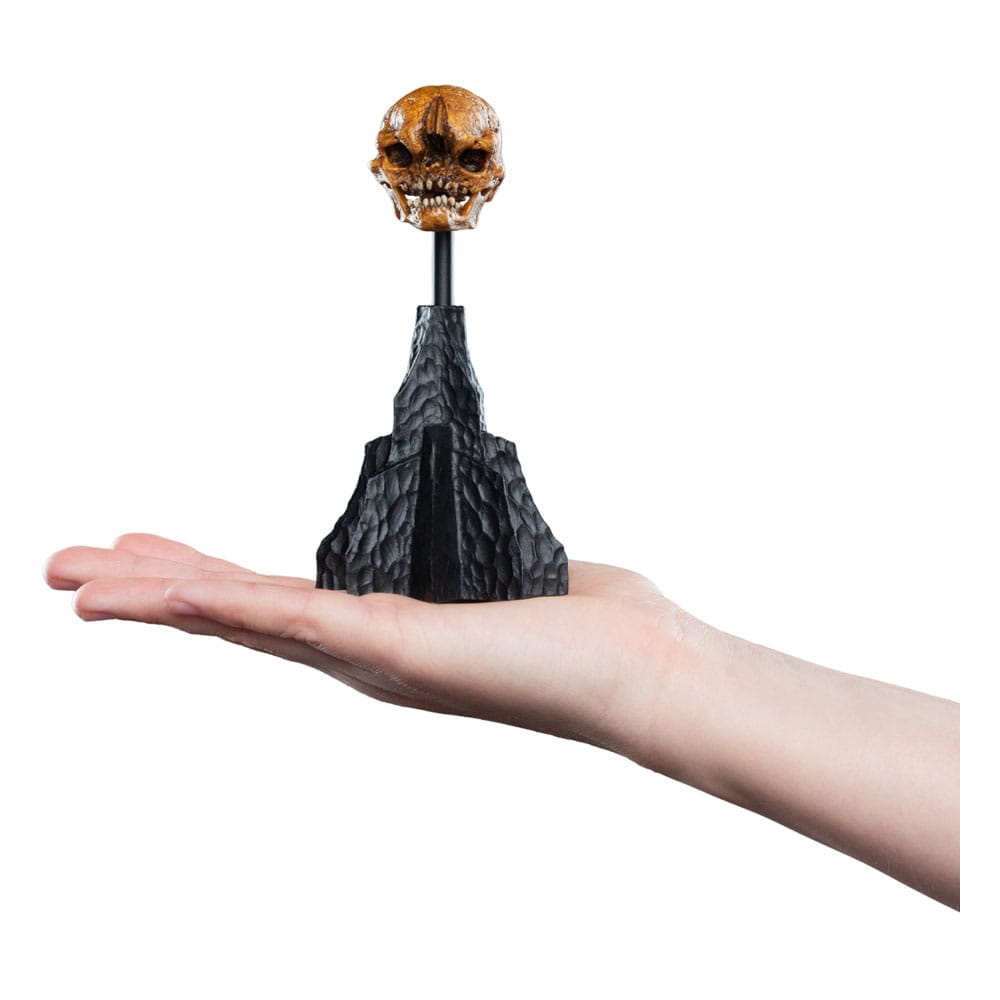 Herr der Ringe Mini Statue Skull of a Misty Mountain Goblin 14 cm