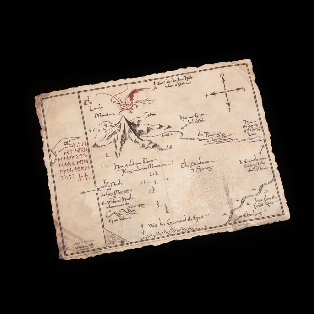 Der Hobbit Kunstdruck Thorin's Map 40 x 30 cm