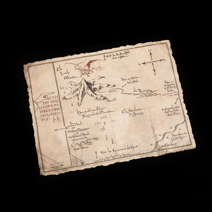 Der Hobbit Kunstdruck Thorin's Map 40 x 30 cm
