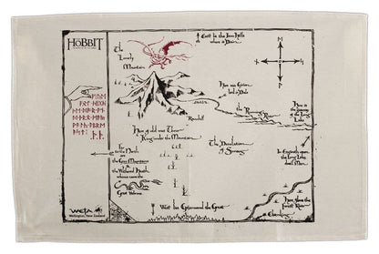 Der Hobbit Geschirrtuch Thorins Map 72 cm