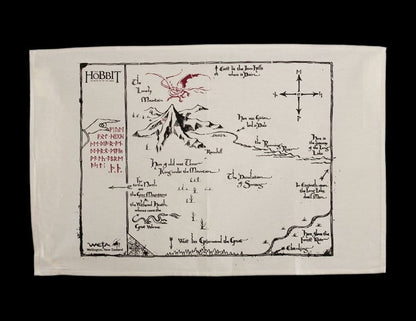 Der Hobbit Geschirrtuch Thorins Map 72 cm
