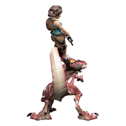 Tomb Raider Mini Epics Vinyl Figur Lara Croft & Raptor 24 cm