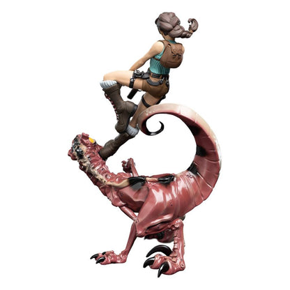 Tomb Raider Mini Epics Vinyl Figur Lara Croft & Raptor 24 cm