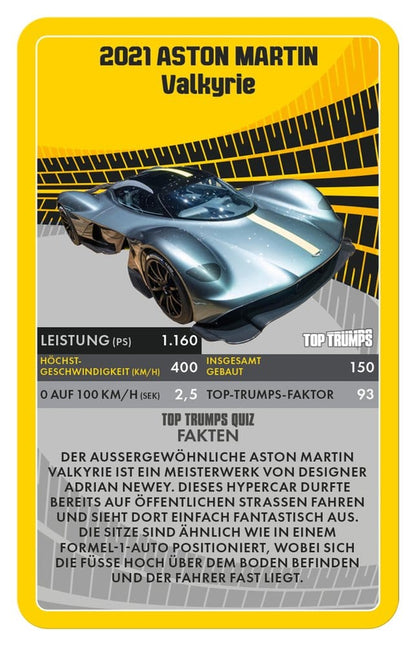 Super Cars Kartenspiel Top Trumps *Deutsche Version*