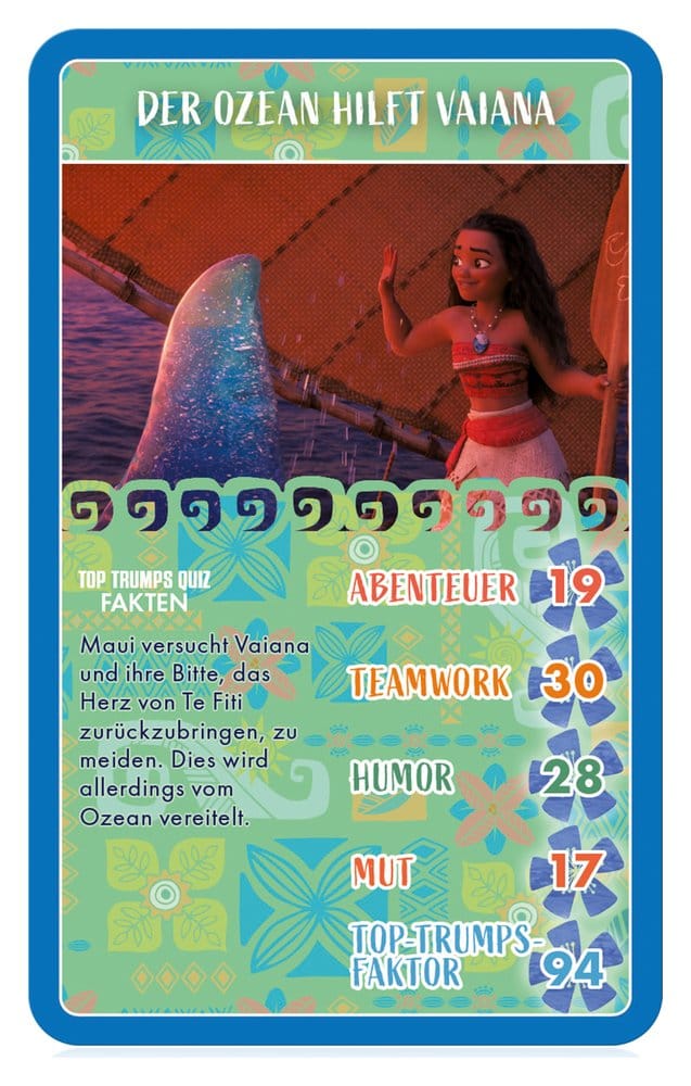 Vaiana Kartenspiel Top Trumps *Deutsche Version*