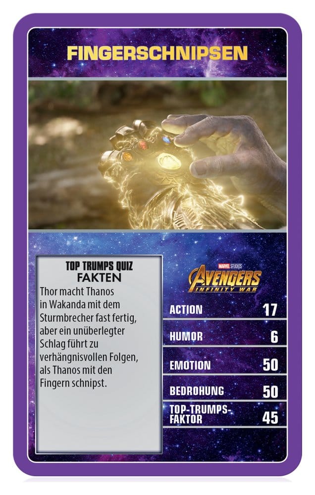 Marvel Kartenspiel Top Trumps Collectables *Deutsche Version*