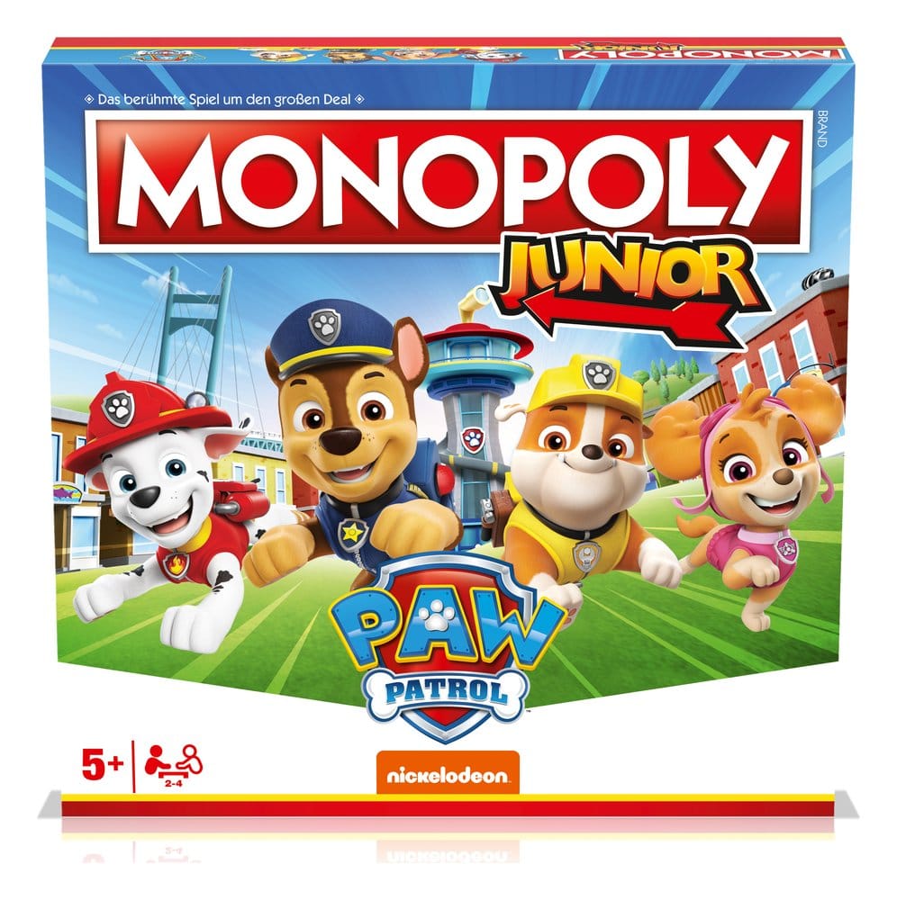 PAW Patrol Brettspiel Monopoly Junior *Deutsche Version*