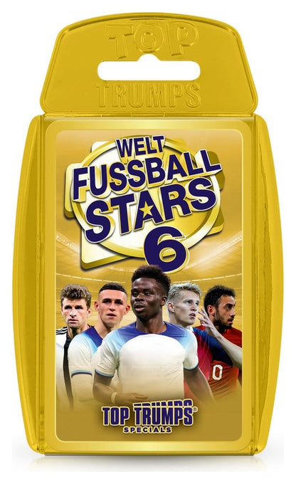 Weltfussballstars 6 Kartenspiel Top Trumps *Deutsche Version*