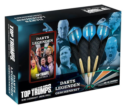 Darts Top Trumps Geschenkset mit Pfeilen *Deutsche Version*