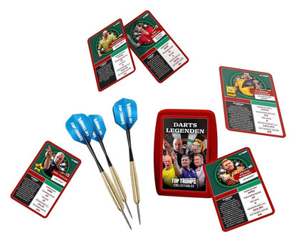Darts Top Trumps Geschenkset mit Pfeilen *Deutsche Version*