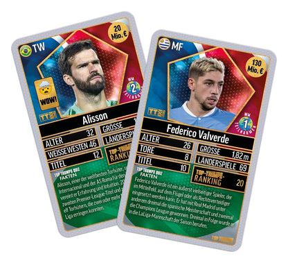 Weltfussballstars Kartenspiel 200 Pack 5 *Deutsche Version*