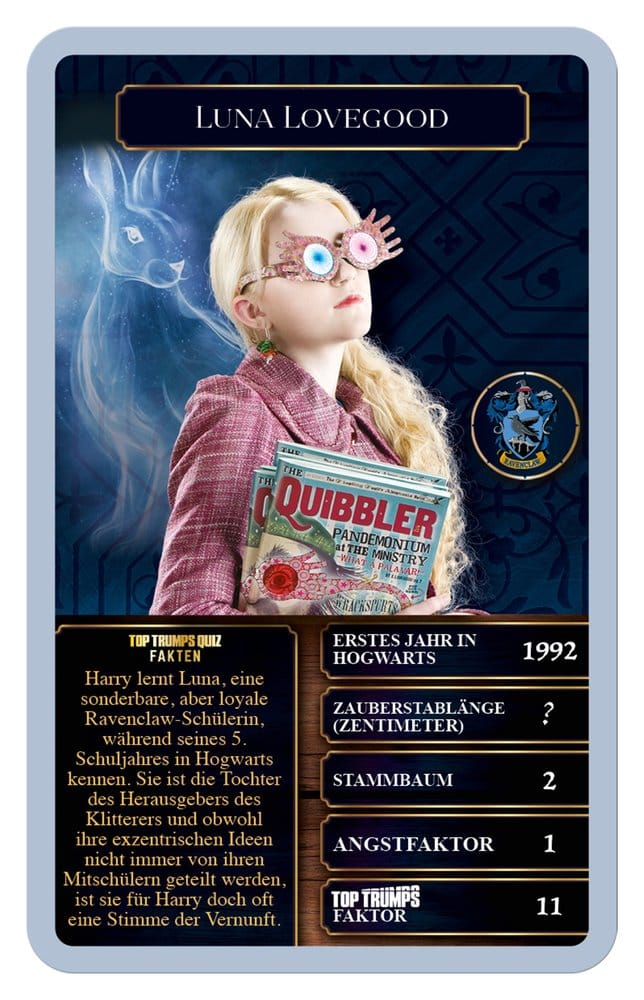 Harry Potter Kartenspiel Top Trumps Hexen und Zauberer New Version *Deutsche Version*