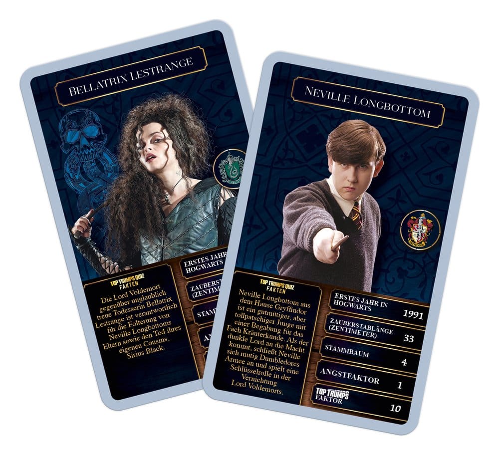 Harry Potter Kartenspiel Top Trumps Hexen und Zauberer New Version *Deutsche Version*