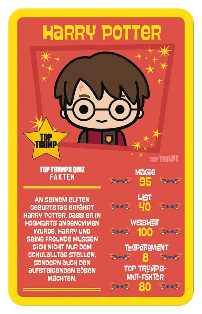 Harry Potter Kartenspiel Top Trumps Chibi Style *Deutsche Version*