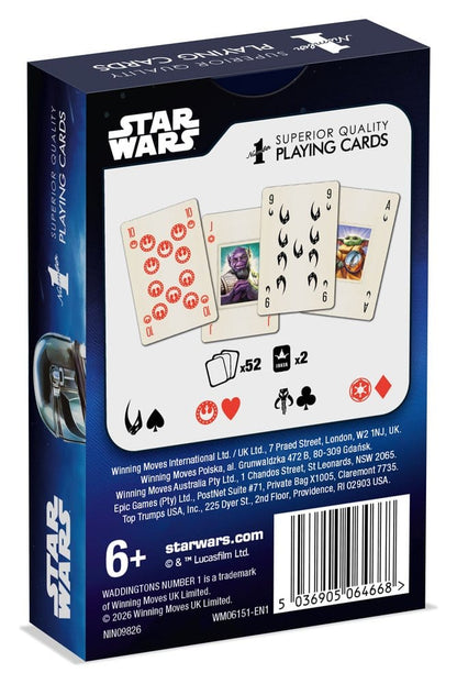 Star Wars Spielkarten The Mandalorian and Grogu *Englische Version*