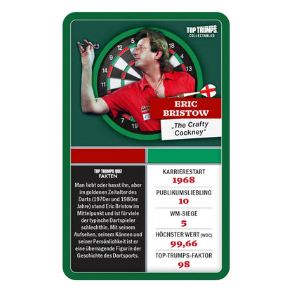 Darts Kartenspiel Top Trumps Collectables Legenden *Deutsche Version*