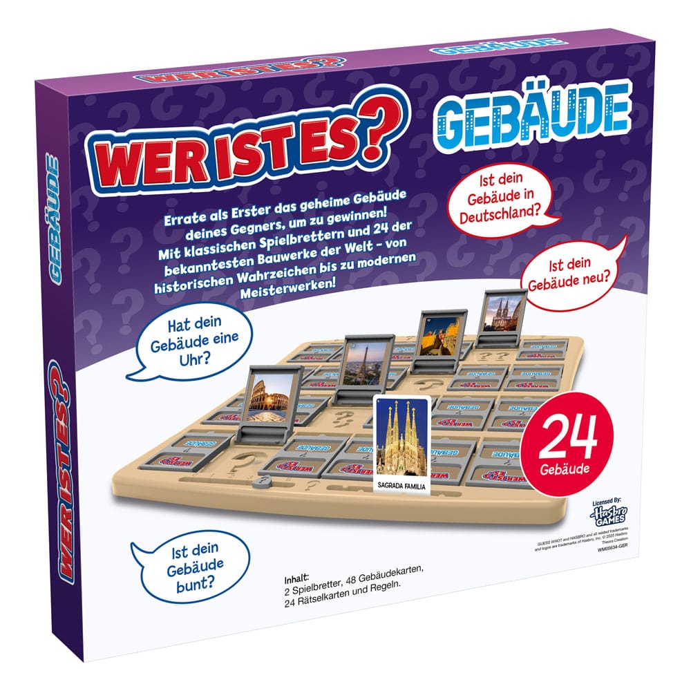 Brettspiel Wer ist es Berühmte Gebäude  *Deutsche Version*