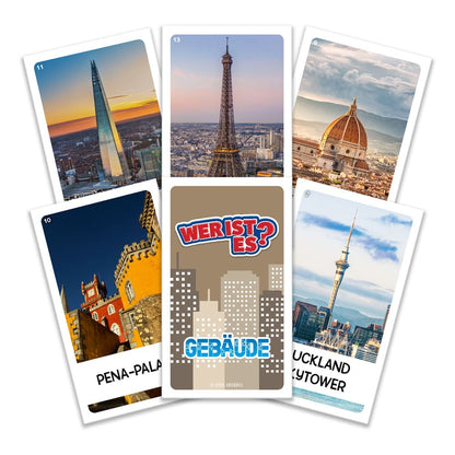 Brettspiel Wer ist es Berühmte Gebäude  *Deutsche Version*
