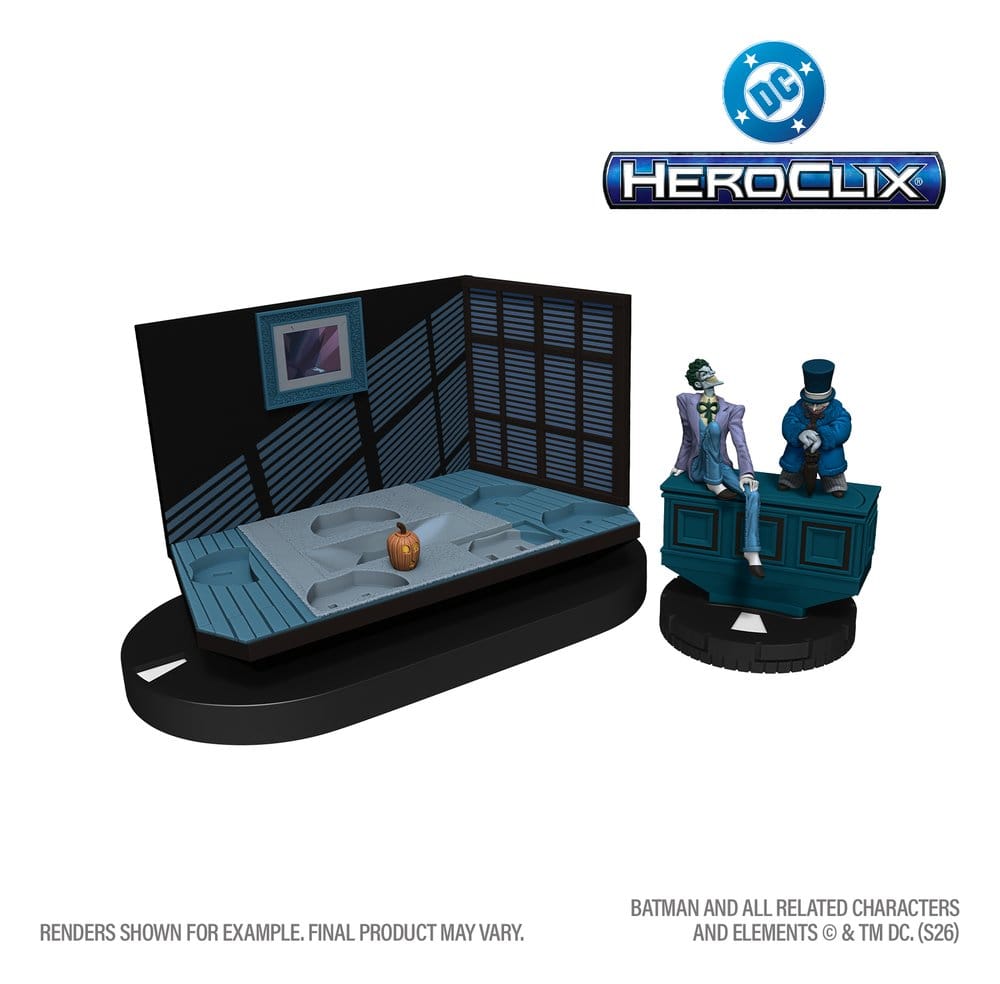 DC HeroClix SwitchClix Minifiguren mit Base The Long Halloween Team Base 23 cm