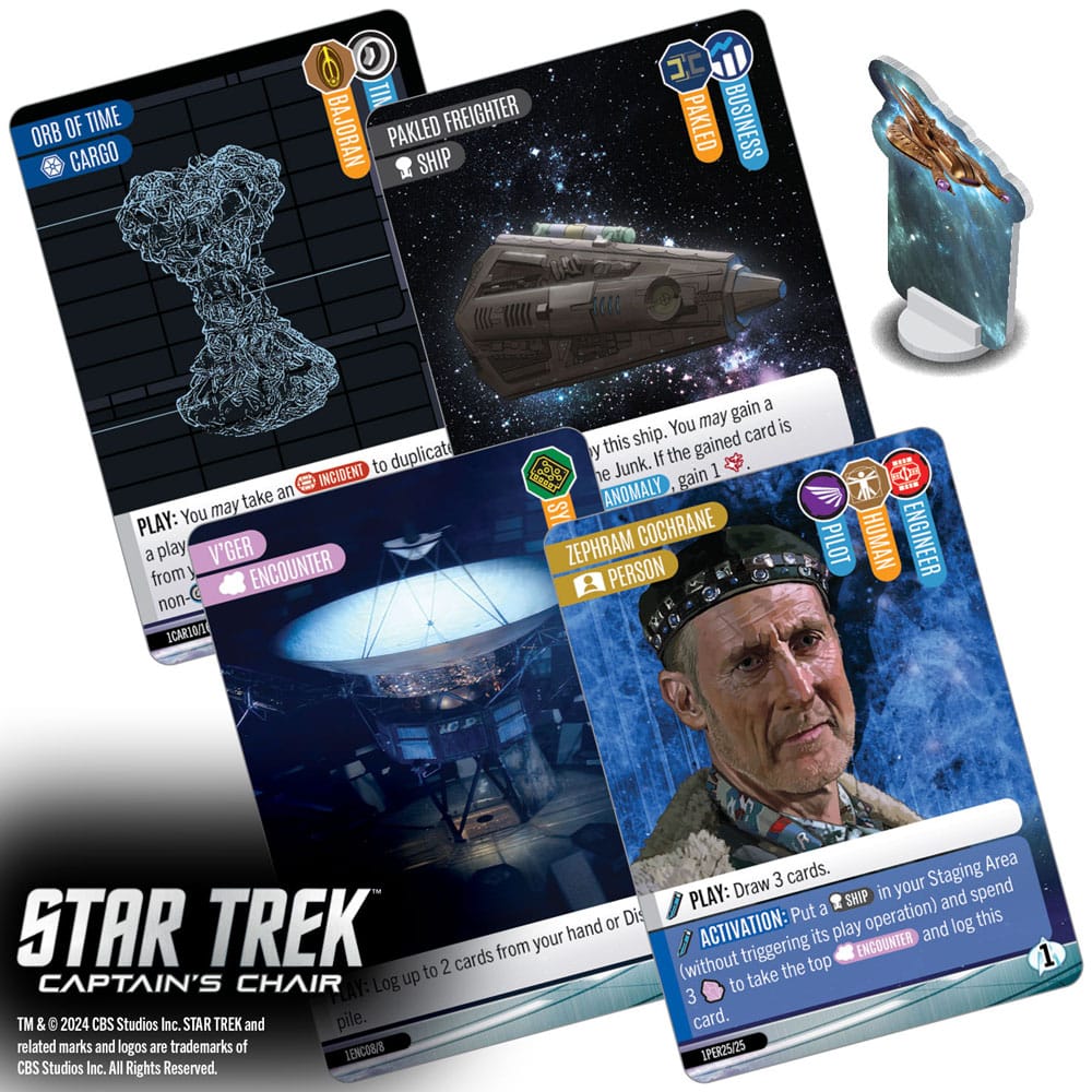 Star Trek: Captain's Chair Kartenspiel *Englische Version*