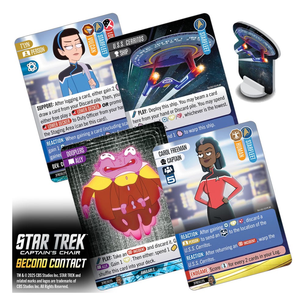 Star Trek: Captain's Chair Kartenspiel Second Contact *Englische Version*