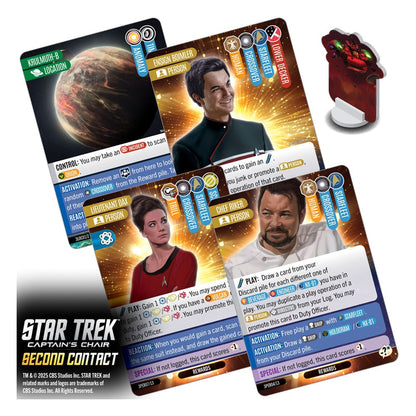 Star Trek: Captain's Chair Kartenspiel Second Contact *Englische Version*