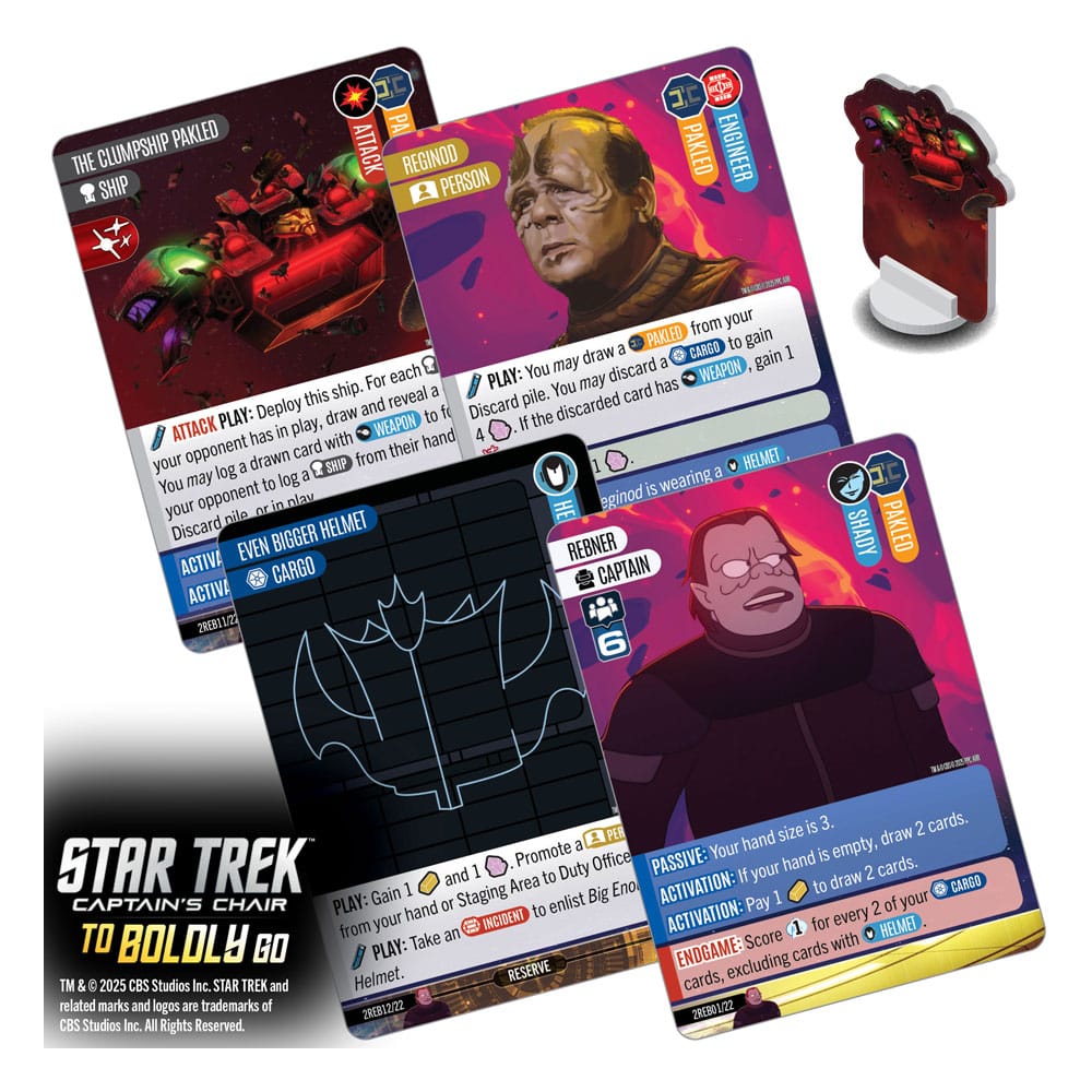 Star Trek: Captain's Chair Kartenspiel To Boldly Go *Englische Version*