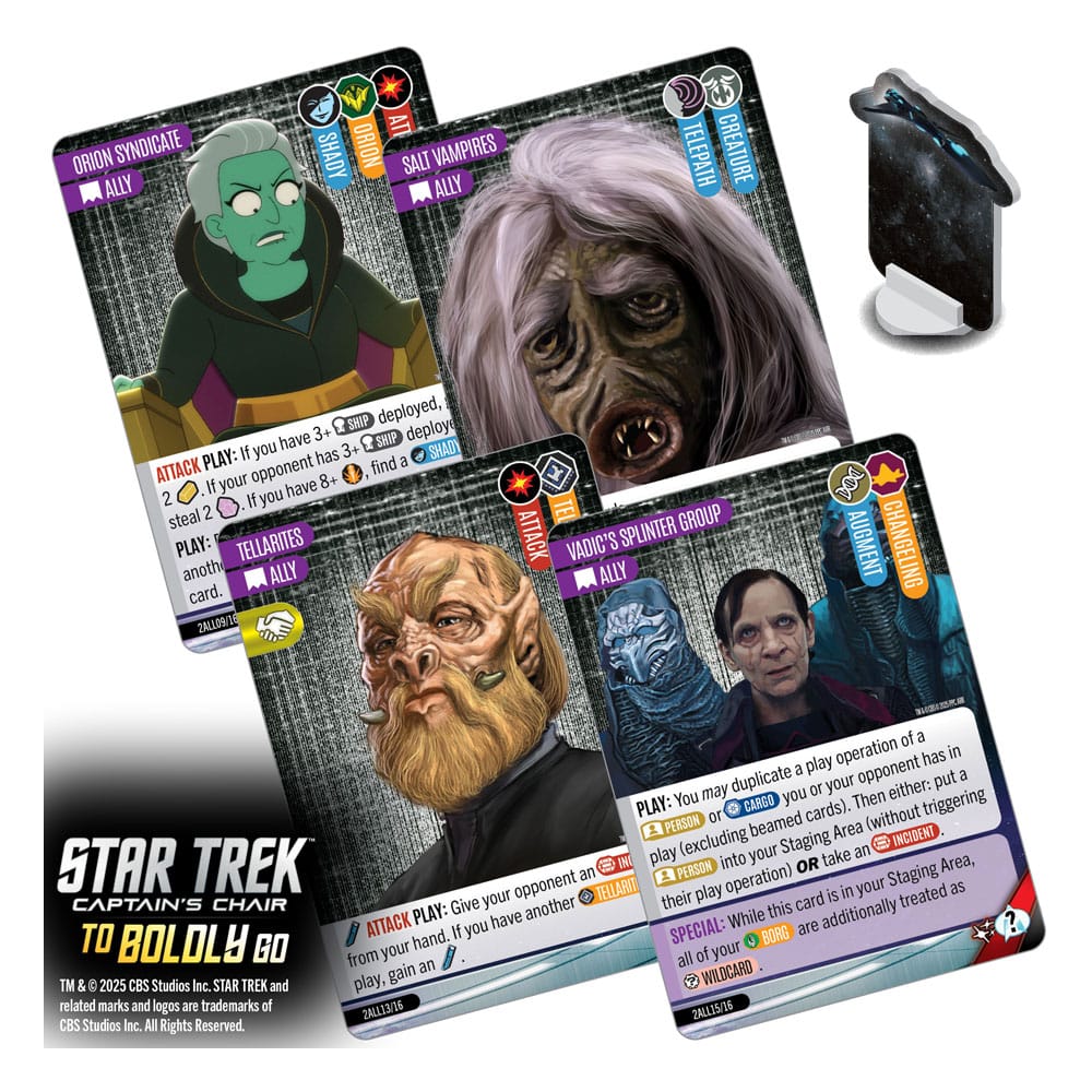 Star Trek: Captain's Chair Kartenspiel To Boldly Go *Englische Version*