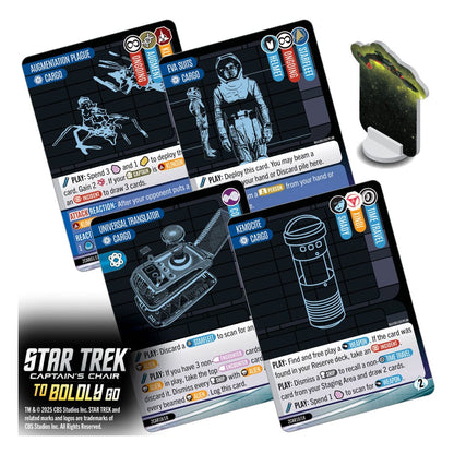 Star Trek: Captain's Chair Kartenspiel To Boldly Go *Englische Version*