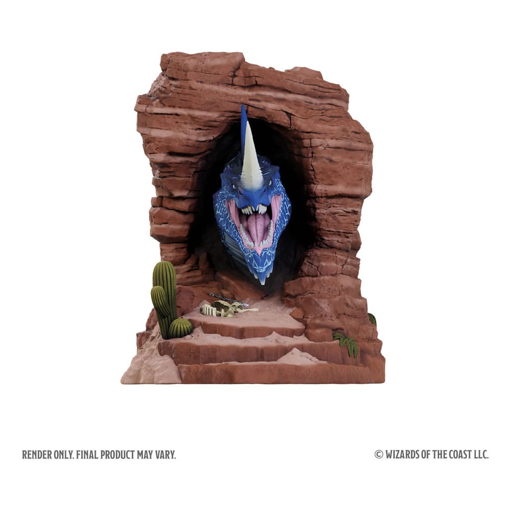 Dungeons & Dragons Buchstützen Blue Dragon 17 cm