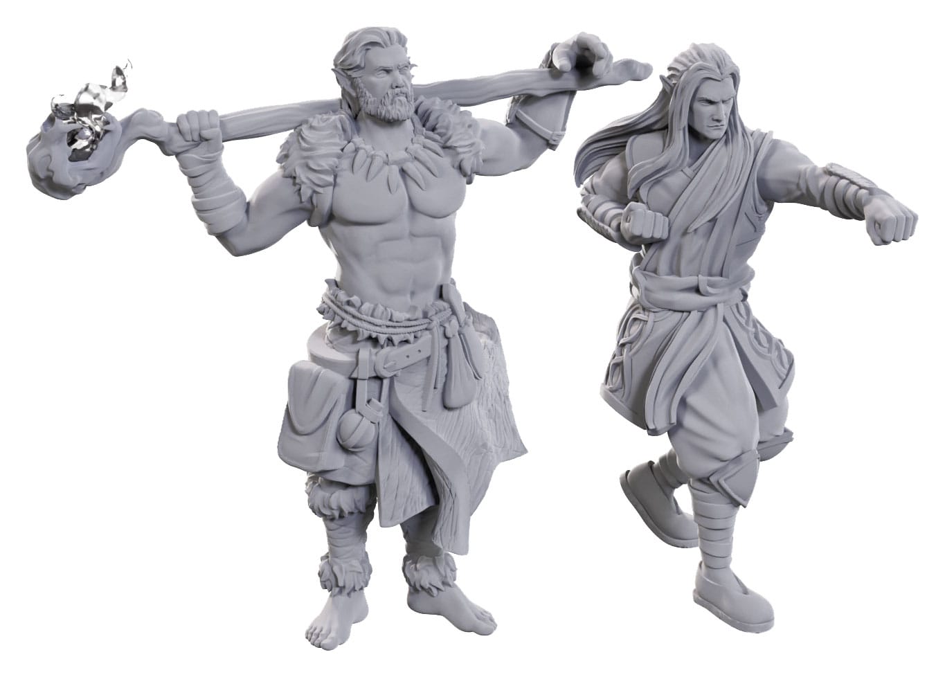 D&D Nolzur's Marvelous Miniatures Miniaturen unbemalt 2er-Pack Archdruid & Martial Arts Adept