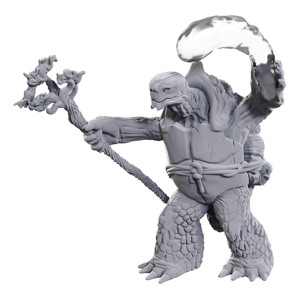 D&D Nolzur's Marvelous Miniatures Miniaturen unbemalt Tortle Druid & Wild Shape Giant Lizard