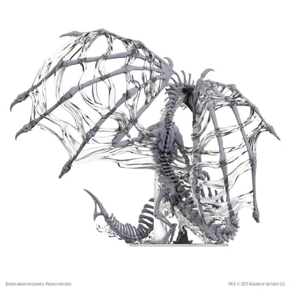 D&D Nolzur's Marvelous Miniatures Miniaturen unbemalt Black Dracolich 30 cm