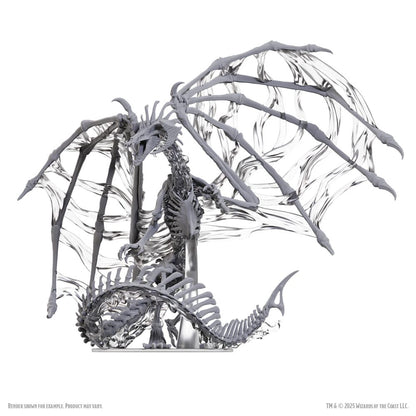 D&D Nolzur's Marvelous Miniatures Miniaturen unbemalt Black Dracolich 30 cm