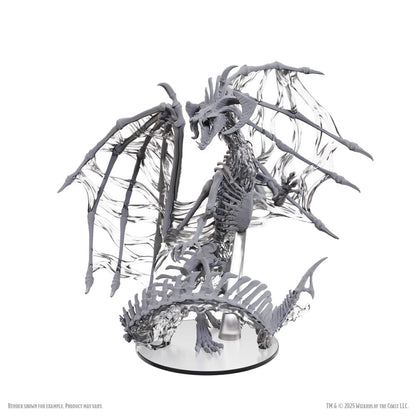 D&D Nolzur's Marvelous Miniatures Miniaturen unbemalt Black Dracolich 30 cm