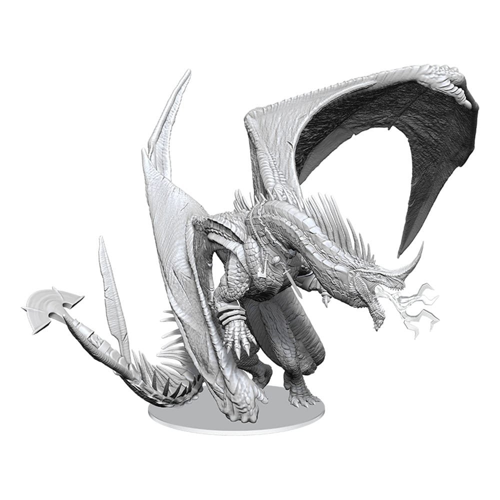 D&D Nolzur's Marvelous Miniatures Miniaturen unbemalt Ancient Blue Dragon 20 cm