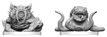 Pathfinder Battles Deep Cuts Miniatur unbemalt Bogwid & Slurk 13 cm