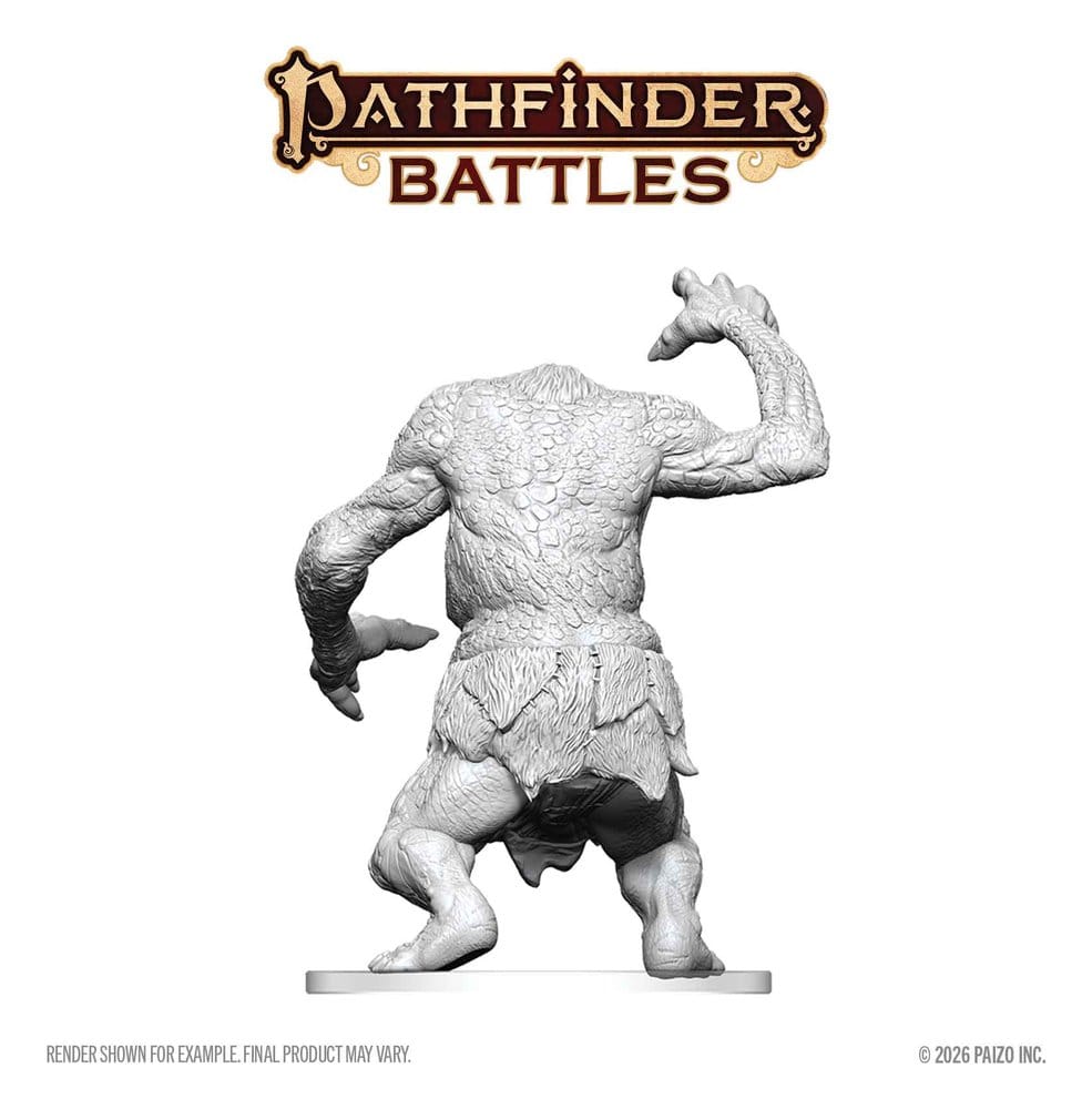 Pathfinder Battles Deep Cuts Miniatur unbemalt Waldtroll 15 cm