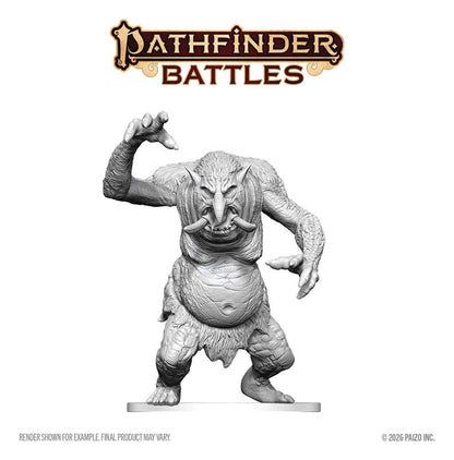 Pathfinder Battles Deep Cuts Miniatur unbemalt Waldtroll 15 cm