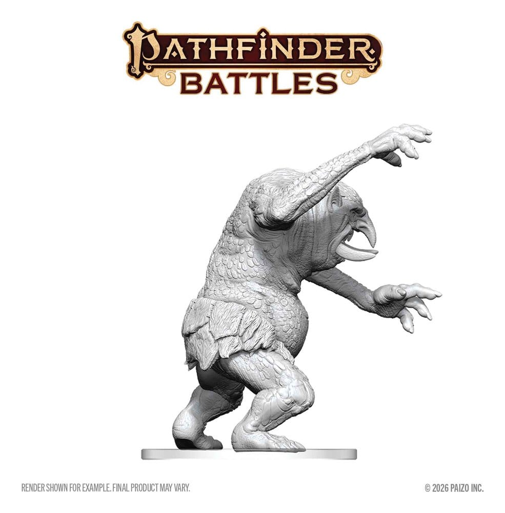Pathfinder Battles Deep Cuts Miniatur unbemalt Waldtroll 15 cm