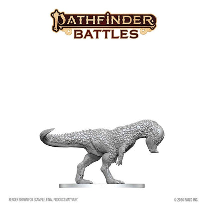Pathfinder Battles Deep Cuts Miniatur unbemalt Pachycephalosaurus 13 cm