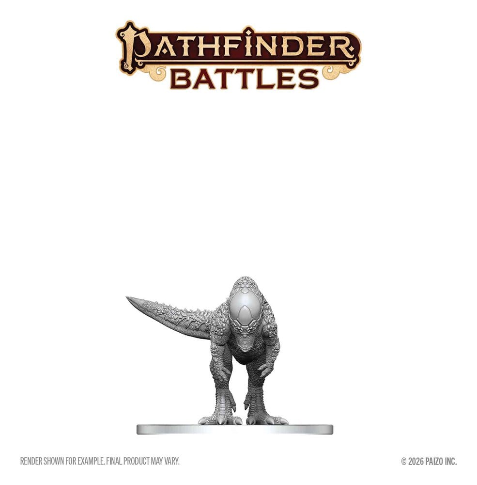 Pathfinder Battles Deep Cuts Miniatur unbemalt Pachycephalosaurus 13 cm