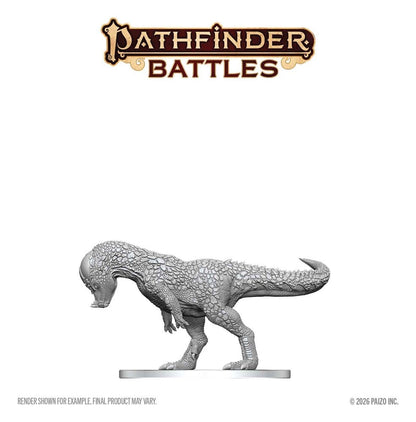 Pathfinder Battles Deep Cuts Miniatur unbemalt Pachycephalosaurus 13 cm