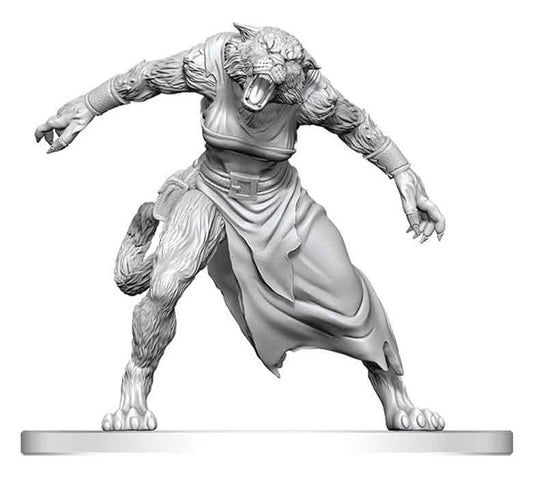 Pathfinder Battles Deep Cuts Miniatur unbemalt Weretiger 13 cm